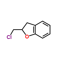 2-(Chloromethyl)-2,3-dihydro-1-benzofuran结构式