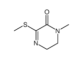 2(1H)-Pyrazinone,5,6-dihydro-1-methyl-3-(methylthio)-(9CI) structure