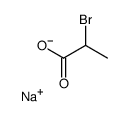 sodium 2-bromopropionate结构式