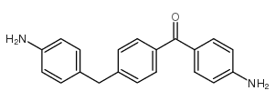 1-(4-氨基苯甲酰基)-4-(4-氨基苄基)苯结构式