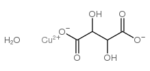 Copper(II)tartratehydrate structure