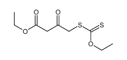 ethyl 4-ethoxycarbothioylsulfanyl-3-oxobutanoate Structure