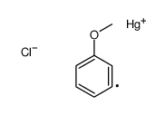 chloro-(3-methoxyphenyl)mercury Structure