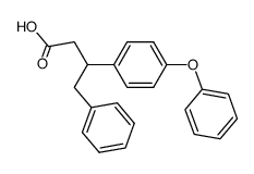 3-p-Phenoxyphenyl-4-phenylbuttersaeure Structure