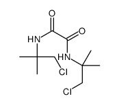 N,N'-bis(1-chloro-2-methylpropan-2-yl)oxamide结构式