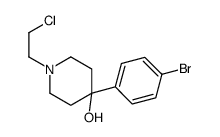 4-(4-bromophenyl)-1-(2-chloroethyl)piperidin-4-ol Structure