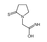 2-thioxo-1-pyrrolidineacetamide结构式