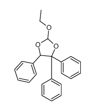 2-ethoxy-4,4,5-triphenyl-1,3-dioxolane结构式