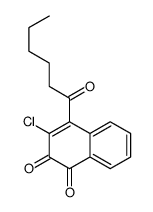 3-chloro-4-hexanoylnaphthalene-1,2-dione Structure