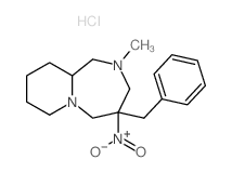 3-benzyl-5-methyl-3-nitro-1,5-diazabicyclo[5.4.0]undecane结构式