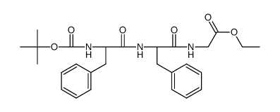 N-Boc-L-Phe-L-Phe-Gly-OEt Structure