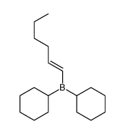 dicyclohexyl(hex-1-enyl)borane结构式