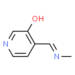 3-Pyridinol,4-[(E)-(methylimino)methyl]-(9CI)结构式