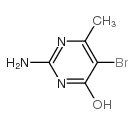 4(3H)-Pyrimidinone,2-amino-5-bromo-6-methyl- Structure