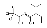 N-(1-Hydroxy-2,2,2-trichloroethyl)-2-isopropylbutyramide结构式