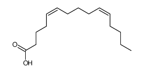 (5Z,10Z)-5,10-Pentadecadienoic acid structure