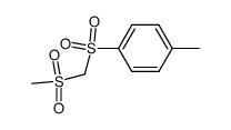 (Methylsulfonyl)(p-tolylsulfonyl)methane Structure