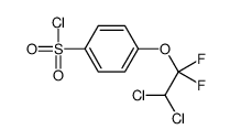 4-(2,2-dichloro-1,1-difluoroethoxy)benzenesulfonyl chloride Structure