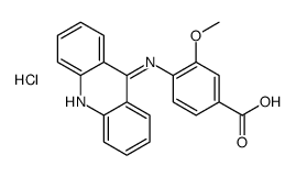 4-(acridin-9-ylamino)-3-methoxybenzoic acid,hydrochloride结构式