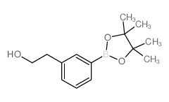 2-(3-(4,4,5,5-TETRAMETHYL-1,3,2-DIOXABOROLAN-2-YL)PHENYL)ETHANOL Structure