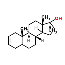 (17β)-17-Methylandrost-2-en-17-ol结构式