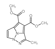 Dimethyl 2-methyl-1,6a,6b-triazacyclopenta(cd)pentalene-3,4-dicarboxylate结构式