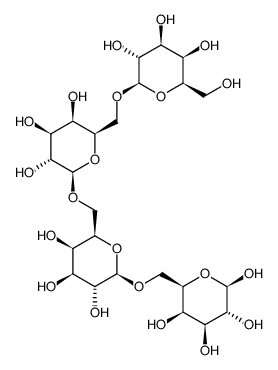 β-D-Galp-(1→6)-β-D-Galp-(1→6)-β-D-Galp-(1→6)-β-D-Galp结构式