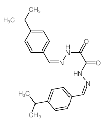 Ethanedioic acid,1,2-bis[2-[[4-(1-methylethyl)phenyl]methylene]hydrazide] picture