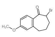 5-bromo-10-methoxy-bicyclo[5.4.0]undeca-8,10,12-trien-6-one structure