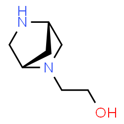2,5-Diazabicyclo[2.2.1]heptane-2-ethanol,(1S,4S)-(9CI)结构式
