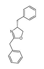 (4R)-2,4-dibenzyl-2-oxazoline结构式