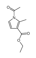 1-Acetyl-2-methyl-1H-pyrrol-3-carbonsaeure-ethylester Structure