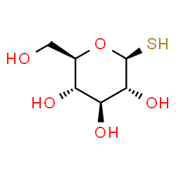 beta-D-Glucopyranose, 1-thio-结构式