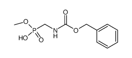 N-benzyloxycarbonylaminomethanephosphonic acid methyl monoester结构式