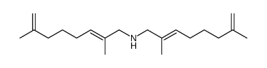 Bis(2,7-dimethyl-2,7-octadien-1-yl)amine Structure