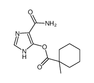 (5-carbamoyl-1H-imidazol-4-yl) 1-methylcyclohexane-1-carboxylate Structure