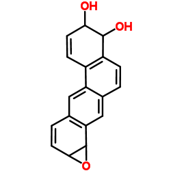 1a,7,8,11b-Tetrahydrotetrapheno[8,9-b]oxirene-7,8-diol结构式