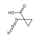 1-azidocyclopropane-1-carboxylic acid Structure