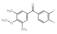 3,4-DIFLUORO-3',5'-DIMETHYL-4'-METHOXYBENZOPHENONE picture