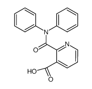 2-diphenylcarbamoyl-nicotinic acid Structure