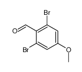 2,6-dibromo-4-methoxybenzaldehyde Structure