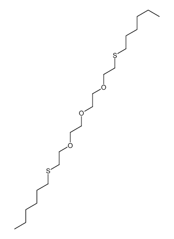 1-[2-[2-[2-(2-hexylsulfanylethoxy)ethoxy]ethoxy]ethylsulfanyl]hexane结构式