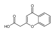 2-(4-oxochromen-2-yl)acetic acid Structure