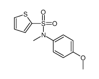 N-(4-methoxyphenyl)-N-methylthiophene-2-sulfonamide Structure