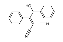 ((1,2-Diphenyl-2-hydroxy)ethylidene)propanedinitrile Structure