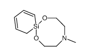 10-methyl-7,13-dioxa-10-aza-6-silaspiro[5.7]trideca-2,4-diene结构式