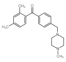 2,4-DIMETHYL-4'-(4-METHYLPIPERAZINOMETHYL) BENZOPHENONE structure