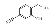 4-ethyl-3-hydroxy-benzonitrile structure