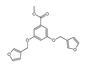 methyl 3,5-bis(furan-3-ylmethoxy)benzoate结构式