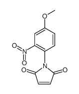 1-(4-甲氧基-2-硝基-苯基)-吡咯-2,5-二星空app结构式